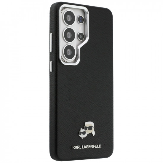 Case Karl Lagerfeld Saffiano KC Metal Logo MagSafe for Samsung Galaxy S26 Ultra black Case Karl Lagerfeld Saffiano KC Metal Logo MagSafe for Samsung Galaxy S26 Ultra black