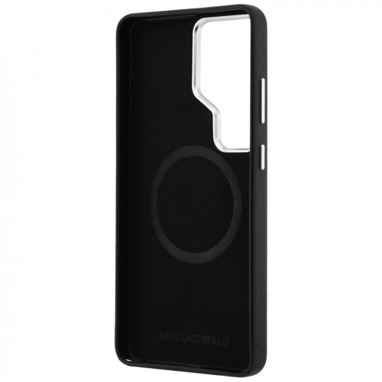 Case Karl Lagerfeld Saffiano KC Metal Logo MagSafe for Samsung Galaxy S26 Ultra black Case Karl Lagerfeld Saffiano KC Metal Logo MagSafe for Samsung Galaxy S26 Ultra black