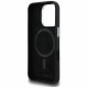 Case Karl Lagerfeld Silicone Heart Sign Logo MagSafe for iPhone 16 Pro Max black