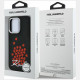 Case Karl Lagerfeld Silicone Heart Sign Logo MagSafe for iPhone 16 Pro Max black
