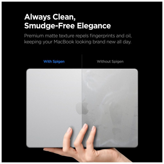 Spigen AirSkin Case for MacBook Pro 16" M1-M5 / M5 Pro / M5 Pro Max 2021-2026 Frost Clear Spigen AirSkin Case for MacBook Pro 16" M1-M5 / M5 Pro / M5 Pro Max 2021-2026 Frost Clear