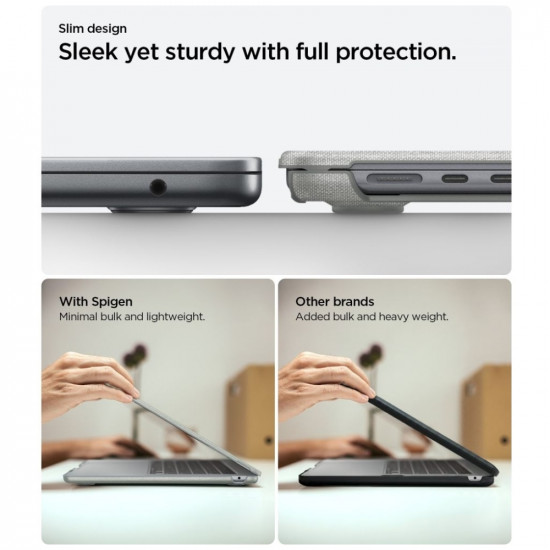 Spigen Urban Fit Case for Macbook Air 15" M2-M5 2023-2026 Gray Spigen Urban Fit Case for Macbook Air 15" M2-M5 2023-2026 Gray