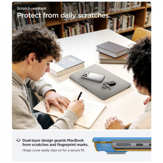 Spigen Urban Fit Case for Macbook Air 15" M2-M5 2023-2026 Gray Spigen Urban Fit Case for Macbook Air 15" M2-M5 2023-2026 Gray