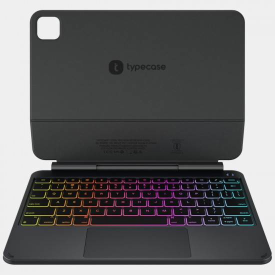 Case Typecase Edge Pro with keyboard for iPad Air 11" M2 2024 / M3 2025 / M4 2026 black