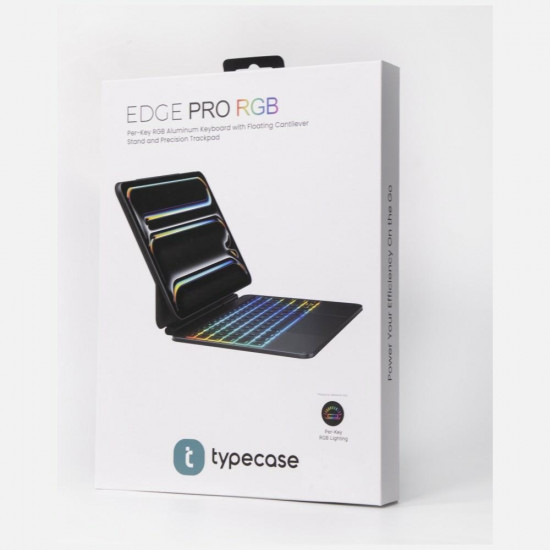 Case Typecase Edge Pro with keyboard for iPad Air 13" M2 2024 / M3 2025 / M4 2026 black
