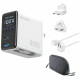 4smarts GaN Flex wall charger Screen AI 100W 2× USB-C + 1× USB-A Travel Edition white 4smarts GaN Flex wall charger Screen AI 100W 2× USB-C + 1× USB-A Travel Edition white