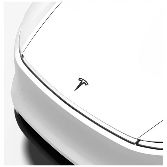 Cover Spigen Front Emblem Logo for Tesla Model Y (Juniper) black Cover Spigen Front Emblem Logo for Tesla Model Y (Juniper) black