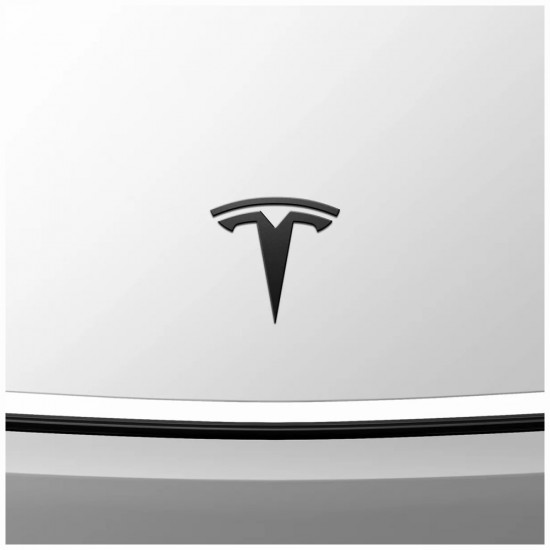 Cover Spigen Front Emblem Logo for Tesla Model Y (Juniper) black Cover Spigen Front Emblem Logo for Tesla Model Y (Juniper) black