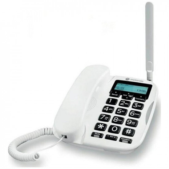 Landline phone Motorola FW500L 4G white Landline phone Motorola FW500L 4G white