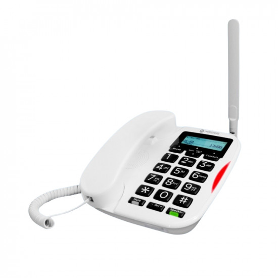 Landline phone Motorola FW500L 4G white Landline phone Motorola FW500L 4G white
