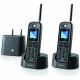 Set of Motorola O202 cordless landline phones 2 pcs. with far distance antenna black Set of Motorola O202 cordless landline phones 2 pcs. with far distance antenna black