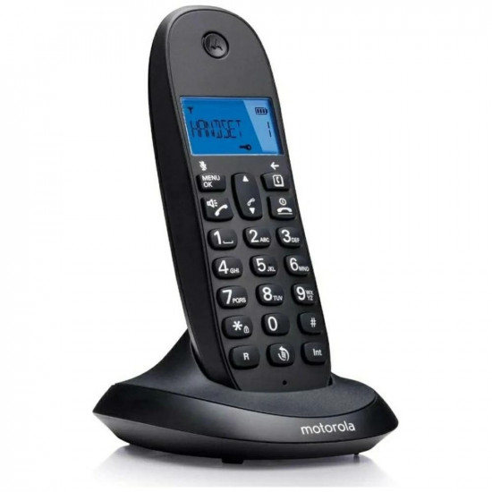 Cordless landline phone Motorola C1001CB+ black