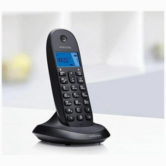 Cordless landline phone Motorola C1001CB+ black