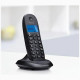 Cordless landline phone Motorola C1001CB+ black