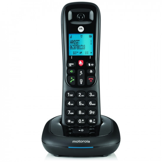 Cordless landline phone Motorola CD4001 black Cordless landline phone Motorola CD4001 black