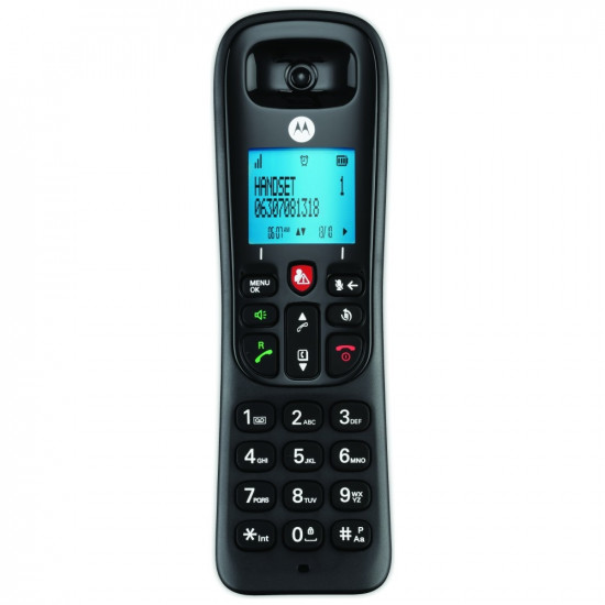 Cordless landline phone Motorola CD4001 black Cordless landline phone Motorola CD4001 black