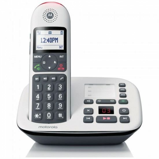 Cordless landline phone Motorola CD5011 white Cordless landline phone Motorola CD5011 white
