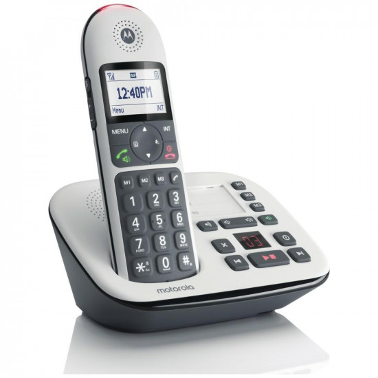 Cordless landline phone Motorola CD5011 white Cordless landline phone Motorola CD5011 white