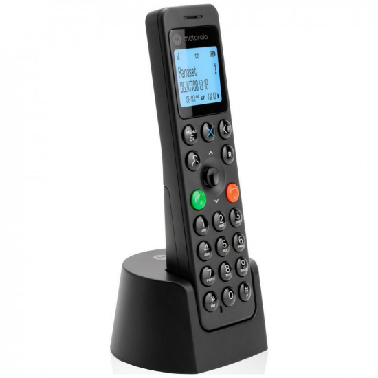 Cordless landline phone Motorola DOT201 black