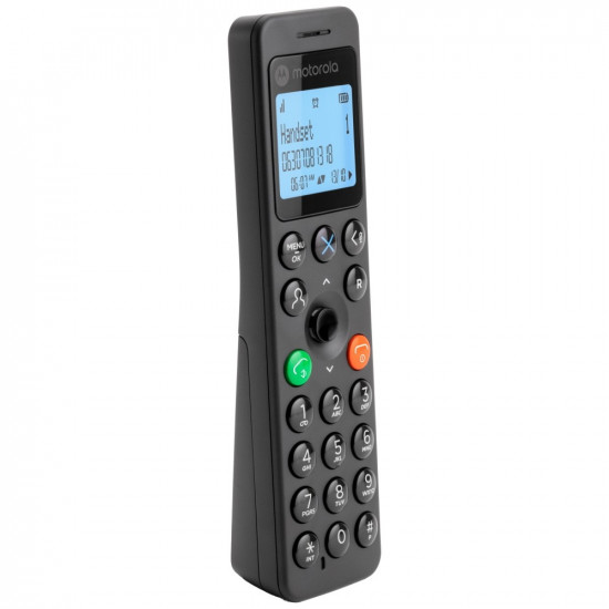 Cordless landline phone Motorola DOT201 black