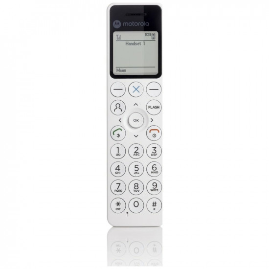 Cordless landline phone Motorola DOT411 white