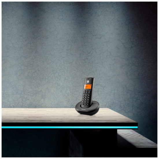 Cordless landline phone Motorola E201 black Cordless landline phone Motorola E201 black