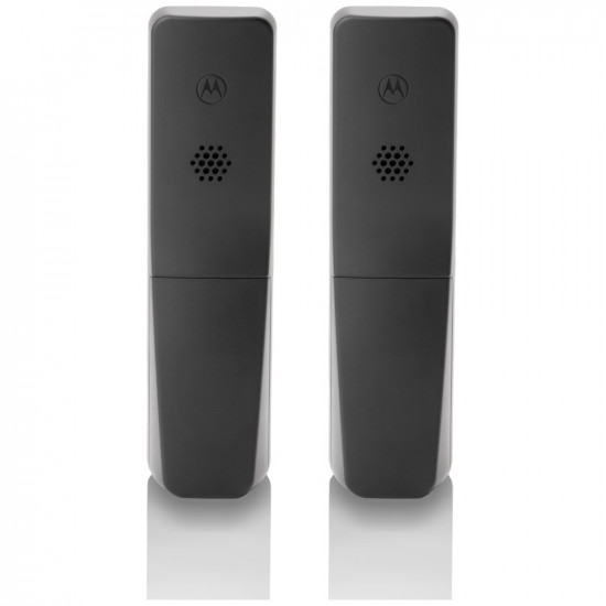 Set of Motorola DOT202 cordless landline phones black 2 psc. Set of Motorola DOT202 cordless landline phones black 2 psc.
