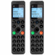 Set of Motorola DOT202 cordless landline phones black 2 psc. Set of Motorola DOT202 cordless landline phones black 2 psc.
