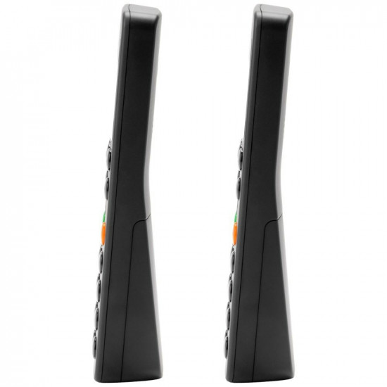 Set of Motorola DOT202 cordless landline phones black 2 psc. Set of Motorola DOT202 cordless landline phones black 2 psc.