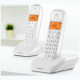 Set of Motorola S1202 cordless landline phones 2 pcs. white Set of Motorola S1202 cordless landline phones 2 pcs. white