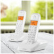 Set of Motorola S1202 cordless landline phones 2 pcs. white Set of Motorola S1202 cordless landline phones 2 pcs. white