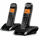 Set of Motorola S1202 cordless landline phones 2 pcs. black Set of Motorola S1202 cordless landline phones 2 pcs. black