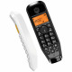 Set of Motorola S1202 cordless landline phones 2 pcs. black white