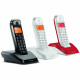 Set of Motorola S1203 cordless landline phones 3 pcs. black white ed Set of Motorola S1203 cordless landline phones 3 pcs. black white ed