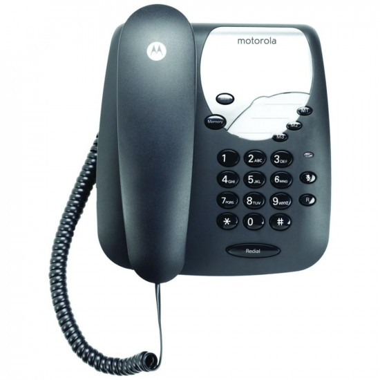 Cordless phone with wall mount Motorola CT1 black Cordless phone with wall mount Motorola CT1 black