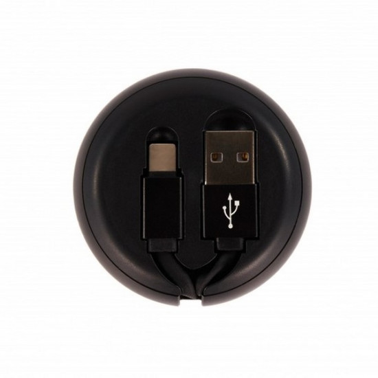 Richmond&Finch Retractable USB-C/Micro USB/USB Cable Black/Black CWTYPE-006