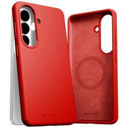 Case Mercury Pure Magsafe Silicone for Samsung Galaxy S26 red