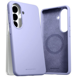 Case Mercury Pure Magsafe Silicone for Samsung Galaxy S26 lavender gray