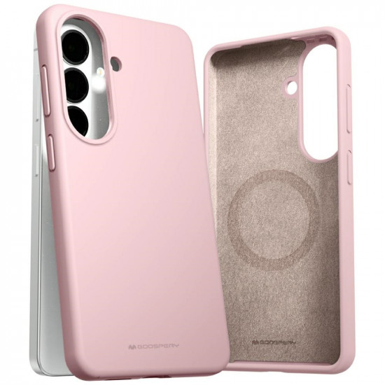 Case Mercury Pure Magsafe Silicone for Samsung Galaxy S26 pink sand Case Mercury Pure Magsafe Silicone for Samsung Galaxy S26 pink sand