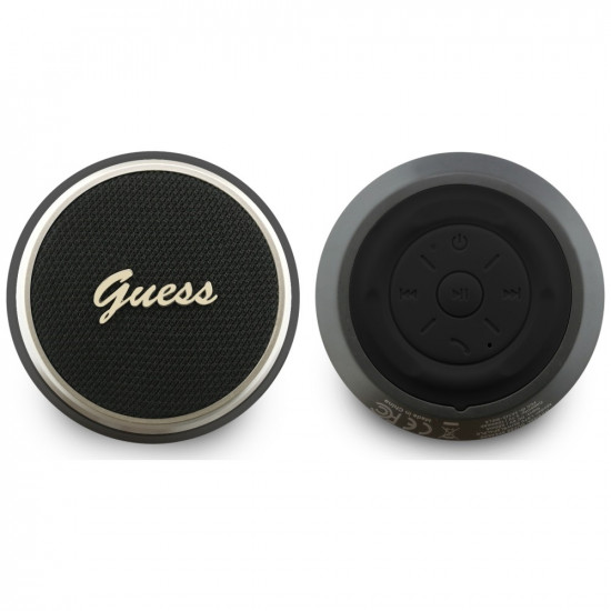 Bluetooth Speaker Guess 5W Script Metal Logo black Bluetooth Speaker Guess 5W Script Metal Logo black