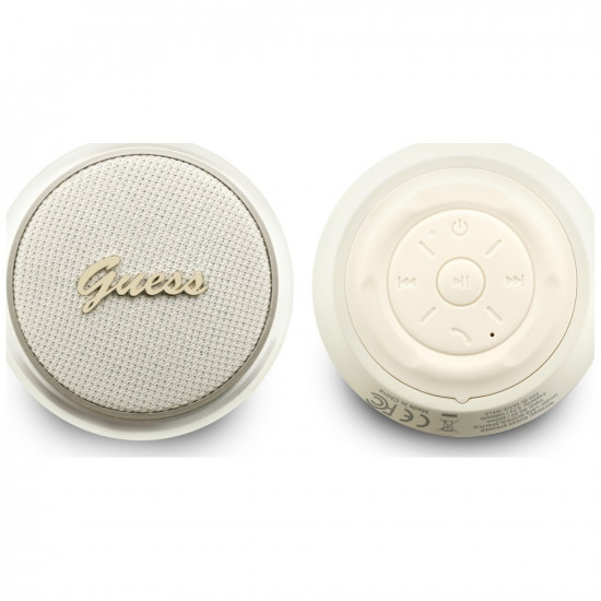 Bluetooth Speaker Guess 5W Script Metal Logo gold Bluetooth Speaker Guess 5W Script Metal Logo gold