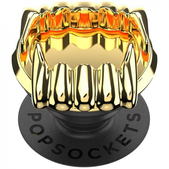 PopSocket Say Cheese Adhesive Grip MagSafe phone grip and stand gold PopSocket Say Cheese Adhesive Grip MagSafe phone grip and stand gold