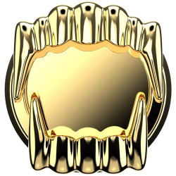 PopSocket Say Cheese Adhesive Grip MagSafe phone grip and stand gold PopSocket Say Cheese Adhesive Grip MagSafe phone grip and stand gold