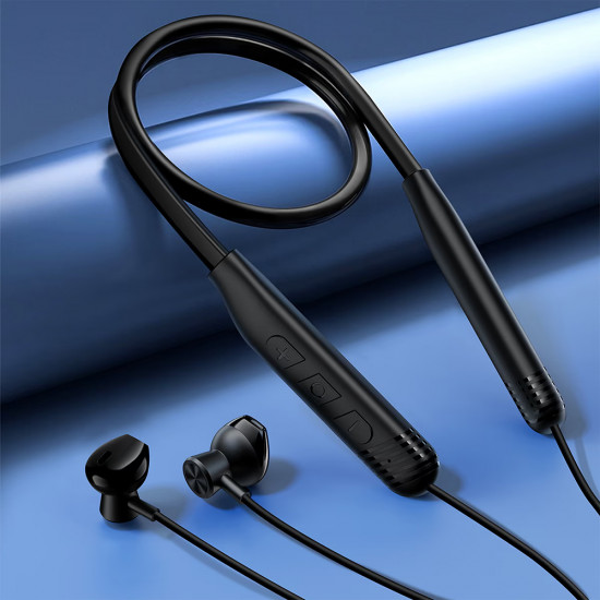 Acefast Bluetooth Earphones (N9) Behind the Head, Neckband, Magnetic, BT 6.0, Bass/Game Modes, ENC, 200mAh, IPX4 Black Acefast Bluetooth Earphones (N9) Behind the Head, Neckband, Magnetic, BT 6.0, Bass/Game Modes, ENC, 200mAh, IPX4 Black