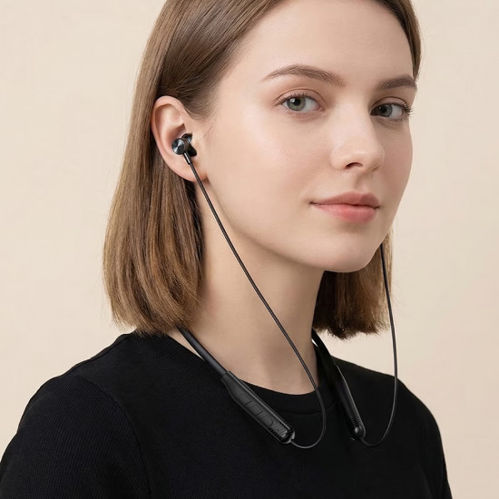 Acefast Bluetooth Earphones (N9) Behind the Head, Neckband, Magnetic, BT 6.0, Bass/Game Modes, ENC, 200mAh, IPX4 Black Acefast Bluetooth Earphones (N9) Behind the Head, Neckband, Magnetic, BT 6.0, Bass/Game Modes, ENC, 200mAh, IPX4 Black