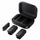 Borofone (2 pack) Wireless Lavalier Microphone Lemai (BFK17) USB C, Charging Case, Noise Cancelling, Omnidirectional Black