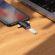 Borofone 3in1 Adapter (BV26D) USB 2.0 (F) to Lightning / Type C / Micro USB (M), Charging & Data Transfer, 1.5A Black