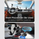Lisen Car Holder (A608) Magnetic Grip, for Dashboard, Foldable, 360° Adjustable, with Larger Bottom Suction Cup Black