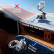 Lisen Car Holder (A608) Magnetic Grip, for Dashboard, Foldable, 360° Adjustable, with Larger Bottom Suction Cup Black
