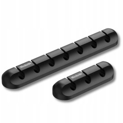 Mcdodo (2 pack) Cable Organizer (WF 5960) 7 Slots, 3 Slots, Silicone Grey